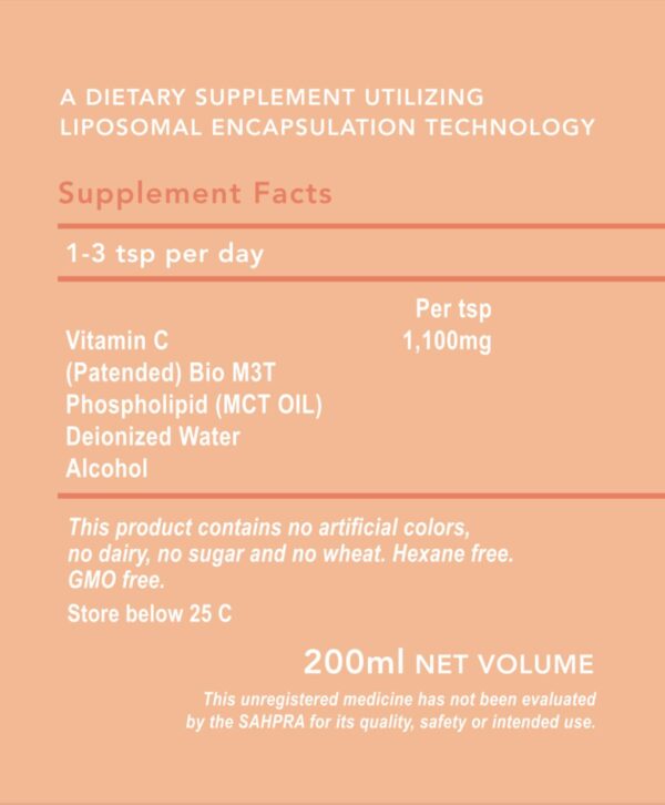 Liposomal Vitamin C - 1100mg - Image 2